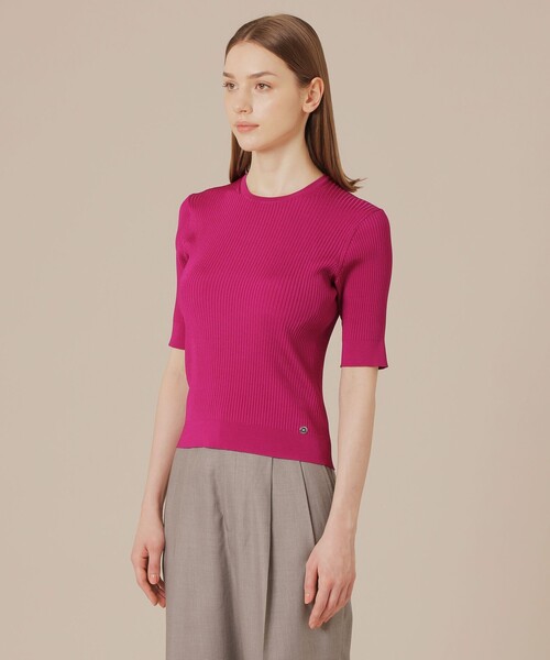 MACKINTOSH LONDON（マッキントッシュ ロンドン）の「ブライトレーヨンニットプルオーバー（ニット/セーター・レディース・ブラック/ライトブルー/ピンク系その他2/ブラウン・38/40）」の11枚目の写真