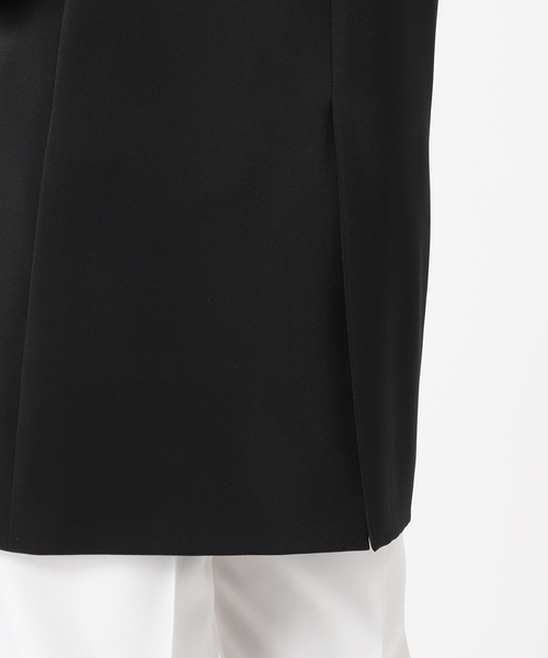 追加2》スリーブスリットケープジャケット（ノーカラージャケット