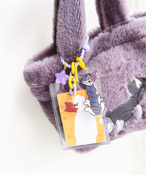 Tom＆Jerry（トムアンドジェリー）の「TOM and JERRY×Flapperファートート（トートバッグ・レディース・ピンク/グレー/アイボリー・FREE）」の19枚目の写真