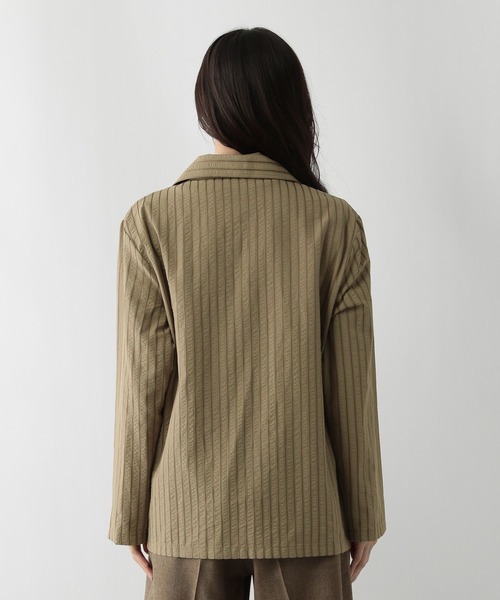 FOUND GOOD(ファウンドグッド)の「ストライプシャツジャケット(その他アウター・レディース・ブラック/ベージュ・L/M)」の20枚目の写真