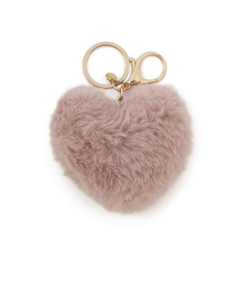 VIS（ビス）の「ハートファーチャーム（キーホルダー・レディース・オフホワイト/ピンク/ベージュ・FREE）」の12枚目の写真