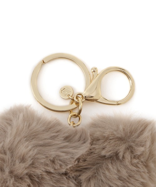 VIS（ビス）の「ハートファーチャーム（キーホルダー・レディース・オフホワイト/ピンク/ベージュ・FREE）」の17枚目の写真