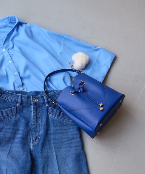 VIS（ビス）の「ハートファーチャーム（キーホルダー・レディース・オフホワイト/ピンク/ベージュ・FREE）」の16枚目の写真