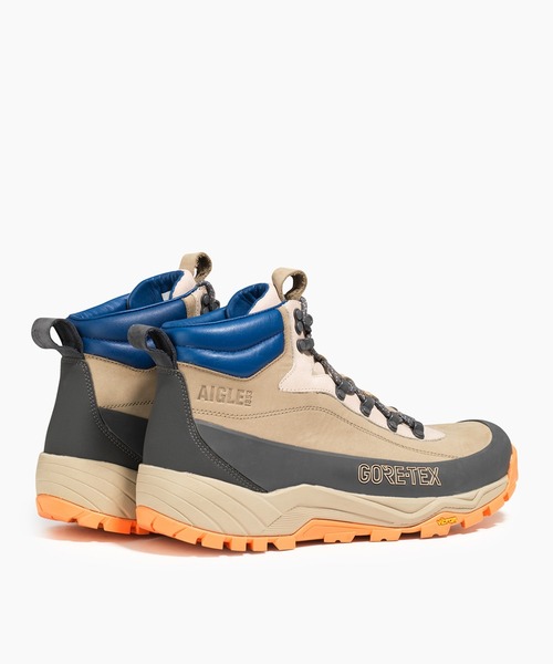 AIGLE(エーグル)の「GORE-TEX ゴアテックス オーバートラック ハイキングシューズ ビブラムソール(スニーカー・メンズ・ベージュ/ブラウン・36/35/37/38/40/39/41/42/44/43)」の4枚目の写真