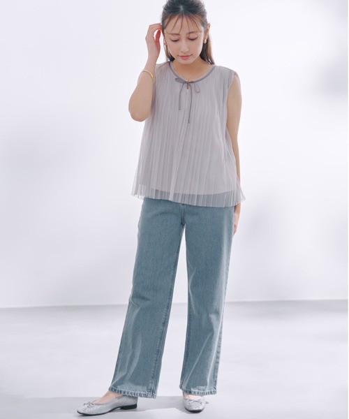 COHINA（コヒナ）の「KUROKI DENIM セミワイドストレート 【低身長・小柄女性】（デニムパンツ・レディース・ネイビー/ブラック/ブルー・XXXS/XS-Short/S-Short/M-Short/XXS/XS-Regular/S-Regular/M-Regular）」の17枚目の写真