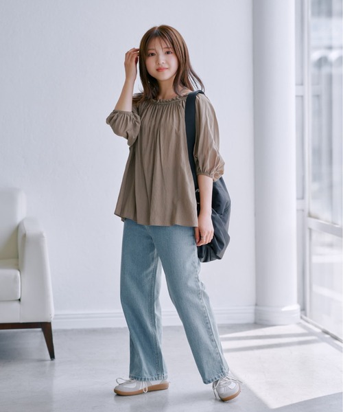 COHINA（コヒナ）の「KUROKI DENIM セミワイドストレート 【低身長・小柄女性】（デニムパンツ・レディース・ネイビー/ブラック/ブルー・XXXS/XS-Short/S-Short/M-Short/XXS/XS-Regular/S-Regular/M-Regular）」の19枚目の写真