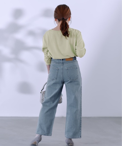 COHINA（コヒナ）の「KUROKI DENIM セミワイドストレート 【低身長・小柄女性】（デニムパンツ・レディース・ネイビー/ブラック/ブルー・XXXS/XS-Short/S-Short/M-Short/XXS/XS-Regular/S-Regular/M-Regular）」の20枚目の写真