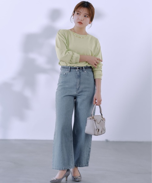 COHINA（コヒナ）の「KUROKI DENIM セミワイドストレート 【低身長・小柄女性】（デニムパンツ・レディース・ネイビー/ブラック/ブルー・XXXS/XS-Short/S-Short/M-Short/XXS/XS-Regular/S-Regular/M-Regular）」の21枚目の写真