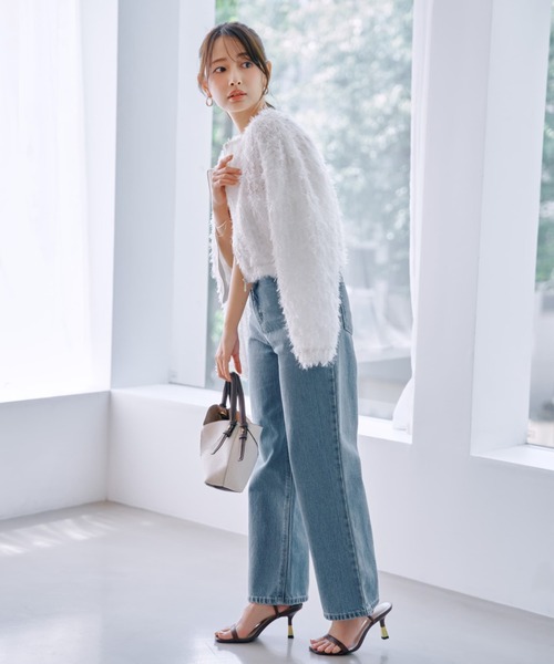 KUROKI DENIM セミワイドストレート 【低身長・小柄女性】（デニム