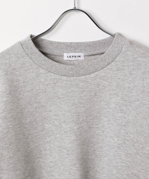 LEPSIM（レプシィム）の「パフエアリボンチュニック　582450（スウェット・レディース・トップグレー/ブラック/ブラウン・FREE）」の11枚目の写真