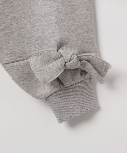 LEPSIM（レプシィム）の「パフエアリボンチュニック　582450（スウェット・レディース・トップグレー/ブラック/ブラウン・FREE）」の5枚目の写真