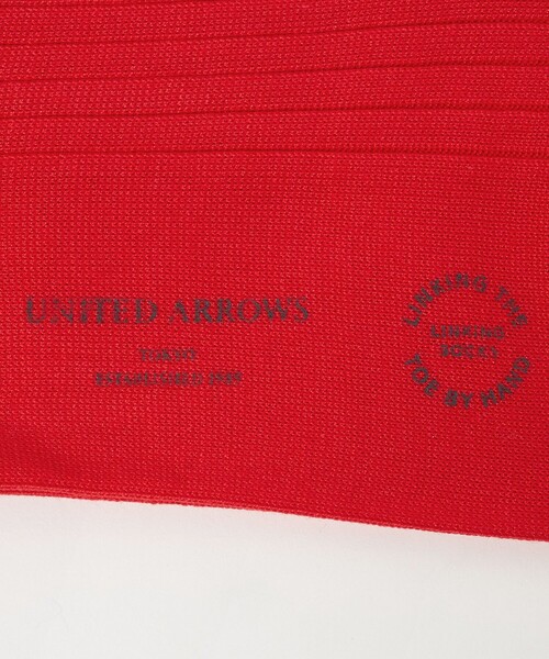 UNITED ARROWS（ユナイテッドアローズ）の「カラー リブソックス（ソックス/靴下・メンズ・レッド/パープル/ケリーグリーン/ワイン・FREE）」の6枚目の写真