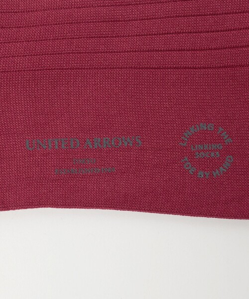 UNITED ARROWS（ユナイテッドアローズ）の「カラー リブソックス（ソックス/靴下・メンズ・レッド/パープル/ケリーグリーン/ワイン・FREE）」の8枚目の写真