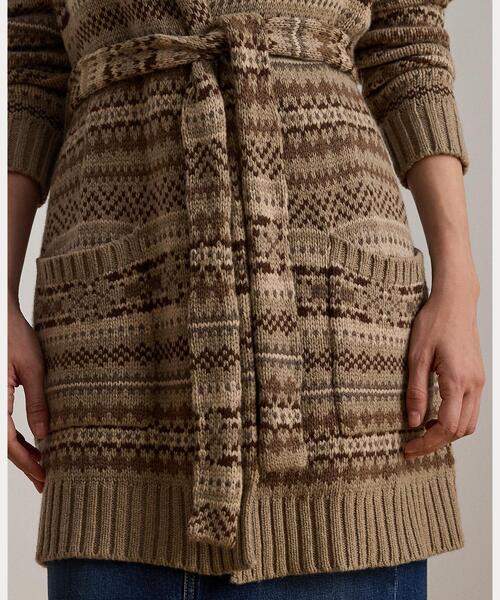 【新品未使用タグ付】ポロラルフローレンフェアアイルボーイフレンドカーディガン POLO RALPH LAUREN（ポロ・ラルフローレン） カーディガン フェア