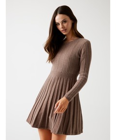 【ネイビー(FBCP)】GUESS ワンピース ドレス (W)SL Loren Emb Tiered Dress SL Loren Emb Tiered Dress ワンピース ドレス | GUESS(ゲス) JAPAN