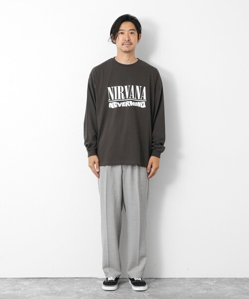 GOOD ROCK SPEED（グッドロックスピード）の「【GOOD ROCK SPEED】別注 アーティスト/バンド プリントワイドロンT 25AW（Tシャツ/カットソー・メンズ・ホワイト/ホワイト系その他/スミクロ・S/M/L）」の9枚目の写真