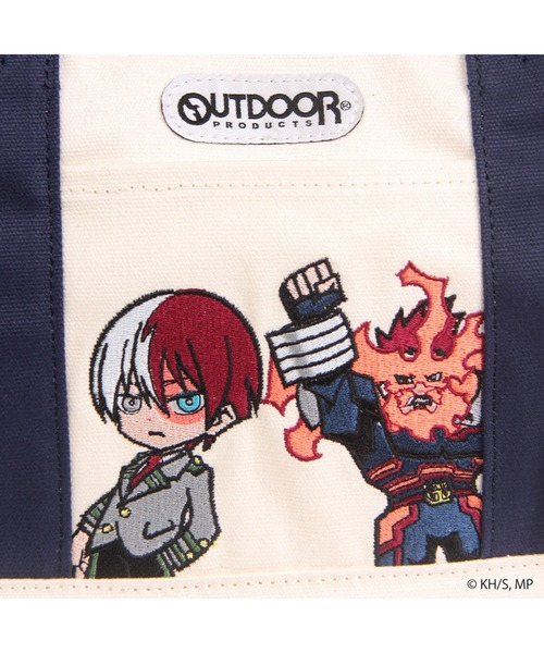 OUTDOOR PRODUCTS(アウトドアプロダクツ)の「【僕のヒーローアカデミア×OUTDOOR PRODUCTS】キーホルダー付きミニキャラトート 轟焦凍×エンデヴァー(ショルダーバッグ・レディース・ホワイト・FREE)」の8枚目の写真