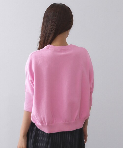 OPAQUE.CLIP(オペークドットクリップ)の「スウェットライクドルマンスリーブニット【洗濯機洗い可】(ニット/セーター・レディース・ピンク系/グレー/ブラウン系その他・00)」の8枚目の写真
