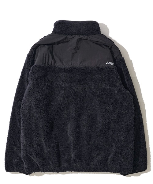 GERRY（ジェリー）の「【GERRY】ソフトボア ナイロン切替え スタンドカラージャケット（ブルゾン・メンズ・アイボリー/ブラック/ブルー・MEDIUM/LARGE/X-LARGE）」の7枚目の写真