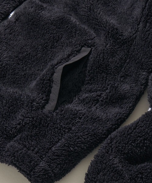 GERRY（ジェリー）の「【GERRY】ソフトボア ナイロン切替え スタンドカラージャケット（ブルゾン・メンズ・アイボリー/ブラック/ブルー・MEDIUM/LARGE/X-LARGE）」の13枚目の写真