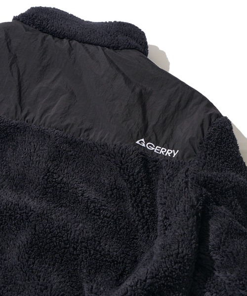 GERRY（ジェリー）の「【GERRY】ソフトボア ナイロン切替え スタンドカラージャケット（ブルゾン・メンズ・アイボリー/ブラック/ブルー・MEDIUM/LARGE/X-LARGE）」の12枚目の写真