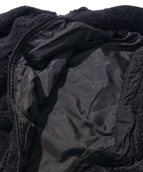 GERRY（ジェリー）の「【GERRY】ソフトボア ナイロン切替え スタンドカラージャケット（ブルゾン・メンズ・アイボリー/ブラック/ブルー・MEDIUM/LARGE/X-LARGE）」の15枚目の写真