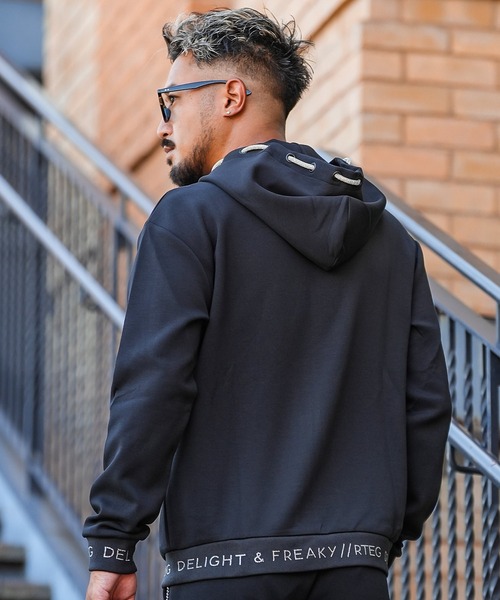 RTEG アダムスジャグラー　Mサイズ 黒パーカーセットアップ アダムスジャグラー RTEG セットアップ M - メルカリ