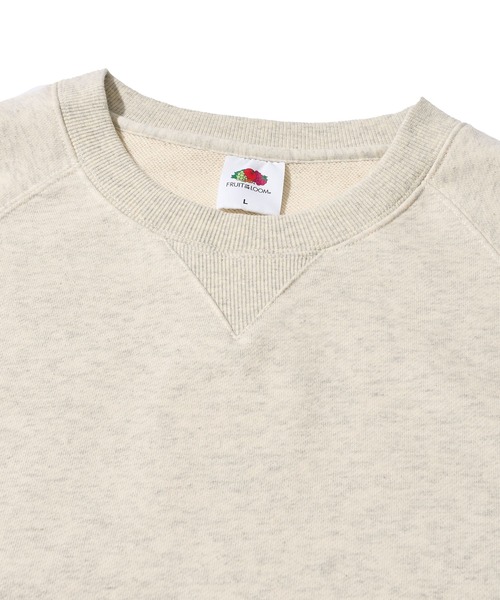 FRUIT OF THE LOOM（フルーツオブザルーム）の「【FRUIT OF THE LOOM / フルーツオブザルーム】BASIC SWEAT SHIRT　/ クルーネック スウェット（スウェット・レディース・ネイビー/アイボリー/ブラック/グレー・MEDIUM/LARGE/X-LARGE）」の8枚目の写真