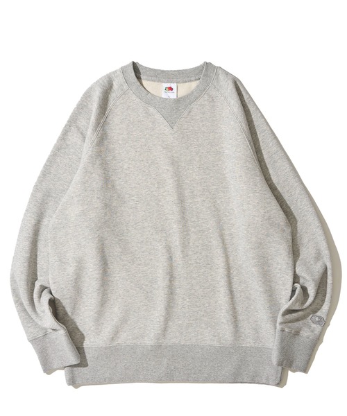 FRUIT OF THE LOOM（フルーツオブザルーム）の「【FRUIT OF THE LOOM / フルーツオブザルーム】BASIC SWEAT SHIRT　/ クルーネック スウェット（スウェット・レディース・ネイビー/アイボリー/ブラック/グレー・MEDIUM/LARGE/X-LARGE）」の12枚目の写真