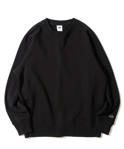 FRUIT OF THE LOOM（フルーツオブザルーム）の「【FRUIT OF THE LOOM / フルーツオブザルーム】BASIC SWEAT SHIRT　/ クルーネック スウェット（スウェット・レディース・ネイビー/アイボリー/ブラック/グレー・MEDIUM/LARGE/X-LARGE）」の14枚目の写真