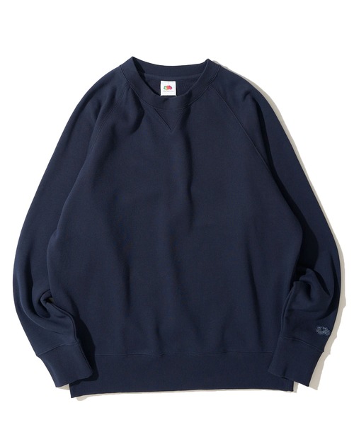 FRUIT OF THE LOOM（フルーツオブザルーム）の「【FRUIT OF THE LOOM / フルーツオブザルーム】BASIC SWEAT SHIRT　/ クルーネック スウェット（スウェット・レディース・ネイビー/アイボリー/ブラック/グレー・MEDIUM/LARGE/X-LARGE）」の10枚目の写真