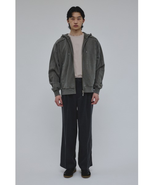 STYLEMIXER(スタイルミキサー)の「ピグメントジップパーカー(パーカー・メンズ・ブラック/グレー・MEDIUM/LARGE)」の14枚目の写真
