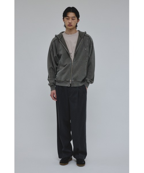 STYLEMIXER(スタイルミキサー)の「ピグメントジップパーカー(パーカー・メンズ・ブラック/グレー・MEDIUM/LARGE)」の15枚目の写真