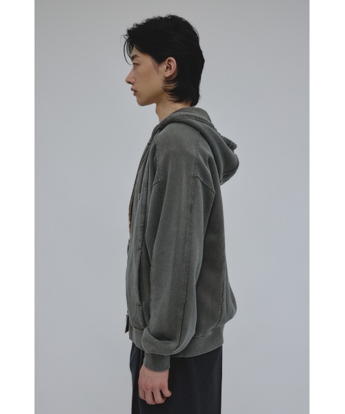 STYLEMIXER(スタイルミキサー)の「ピグメントジップパーカー(パーカー・メンズ・ブラック/グレー・MEDIUM/LARGE)」の18枚目の写真