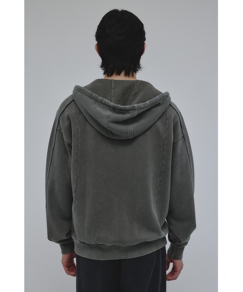STYLEMIXER(スタイルミキサー)の「ピグメントジップパーカー(パーカー・メンズ・ブラック/グレー・MEDIUM/LARGE)」の19枚目の写真