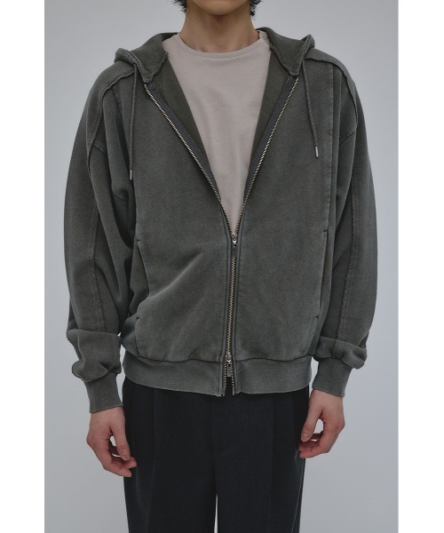 STYLEMIXER(スタイルミキサー)の「ピグメントジップパーカー(パーカー・メンズ・ブラック/グレー・MEDIUM/LARGE)」の20枚目の写真