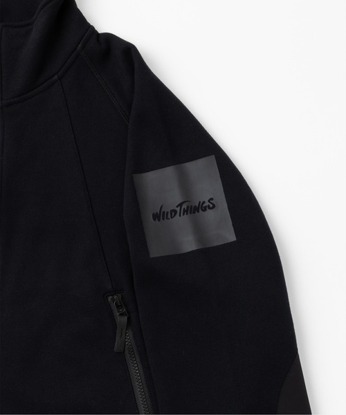 WILD THINGS（ワイルドシングス）の「FTL×WILDTHINGS HAPPY SWEAT JACKET / ワイルドシングス / コラボ / スエット / ブルゾン / セットアップ（ブルゾン・メンズ・ブラック/ベージュ・M/L）」の9枚目の写真