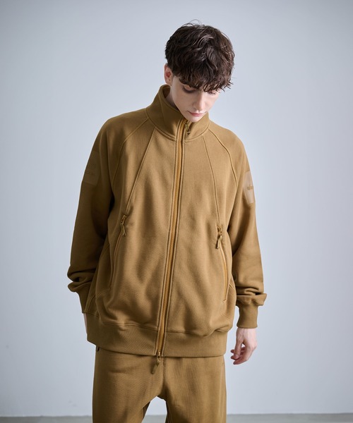 WILD THINGS（ワイルドシングス）の「FTL×WILDTHINGS HAPPY SWEAT JACKET / ワイルドシングス / コラボ / スエット / ブルゾン / セットアップ（ブルゾン・メンズ・ブラック/ベージュ・M/L）」の17枚目の写真