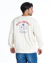 BILLABONG メンズ FREEING FREE トレーナー 【OVER FIT】【2025年秋冬モデル】/ビラボンバックプリントプルオーバートレーナー