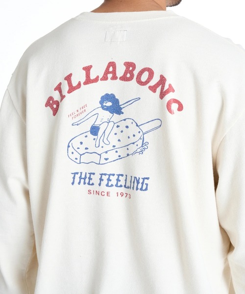 BILLABONG(ビラボン)の「BILLABONG メンズ FREEING FREE トレーナー 【OVER FIT】【2025年秋冬モデル】/ビラボンバックプリントプルオーバートレーナー(スウェット・メンズ・クリーム/ホワイト・X-LARGE/MEDIUM/LARGE)」の3枚目の写真