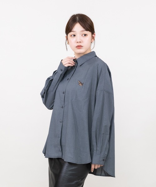 meeny miny（ミーニーマイニー）の「【meeny miny】【旭山動物園応援商品】アムールヒョウシャツ（シャツ/ブラウス・レディース・その他1・M-L/S-M）」の6枚目の写真