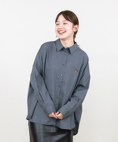 meeny miny（ミーニーマイニー）の「【meeny miny】【旭山動物園応援商品】アムールヒョウシャツ（シャツ/ブラウス・レディース・その他1・M-L/S-M）」の7枚目の写真