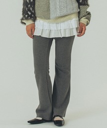 CUT FLARE PANTS