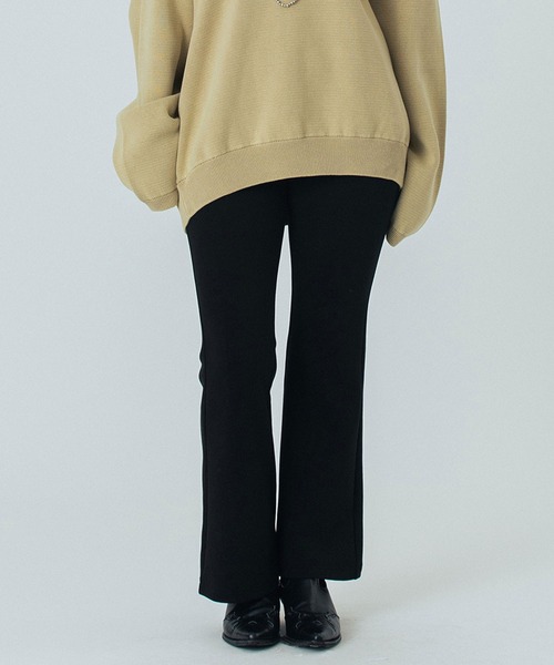 ROSE BUD(ローズバッド)の「CUT FLARE PANTS(その他パンツ・レディース・ブラック/グレー・S/M)」の15枚目の写真