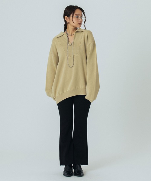 ROSE BUD(ローズバッド)の「CUT FLARE PANTS(その他パンツ・レディース・ブラック/グレー・S/M)」の20枚目の写真