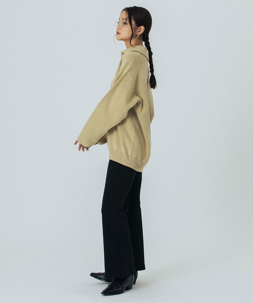 ROSE BUD(ローズバッド)の「CUT FLARE PANTS(その他パンツ・レディース・ブラック/グレー・S/M)」の21枚目の写真