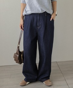 別注】DEVORE Incipit / コットンヘンプ デニム 2プリーツ イージー