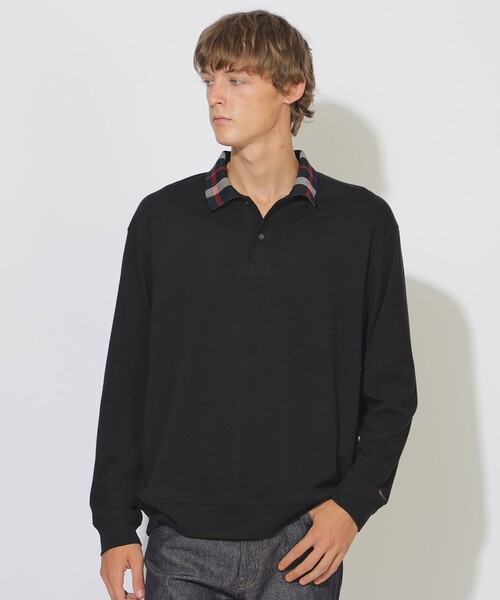 CB CRESTBRIDGE(シービークレストブリッジ)の「ヘッジホッグポロプルオーバー(Tシャツ/カットソー・レディース・ブラック/ネイビー・1/3/2)」の3枚目の写真