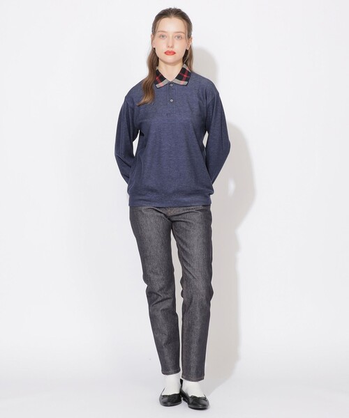 CB CRESTBRIDGE(シービークレストブリッジ)の「ヘッジホッグポロプルオーバー(Tシャツ/カットソー・レディース・ブラック/ネイビー・1/3/2)」の12枚目の写真