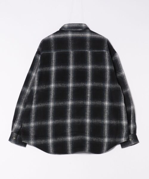 CORISCO(コリスコ)の「ネルオンブレチェックシャツ(M1)(シャツ/ブラウス・メンズ・ベージュ/ネイビー/レッド・X-LARGE/LARGE/MEDIUM)」の4枚目の写真